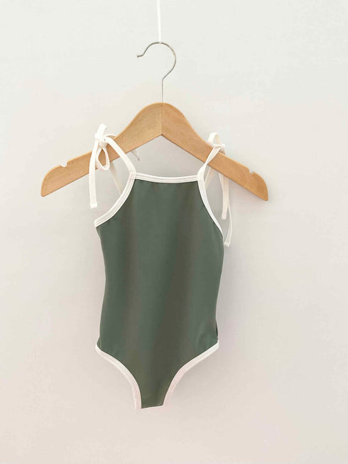Retro Swimsuit in Green